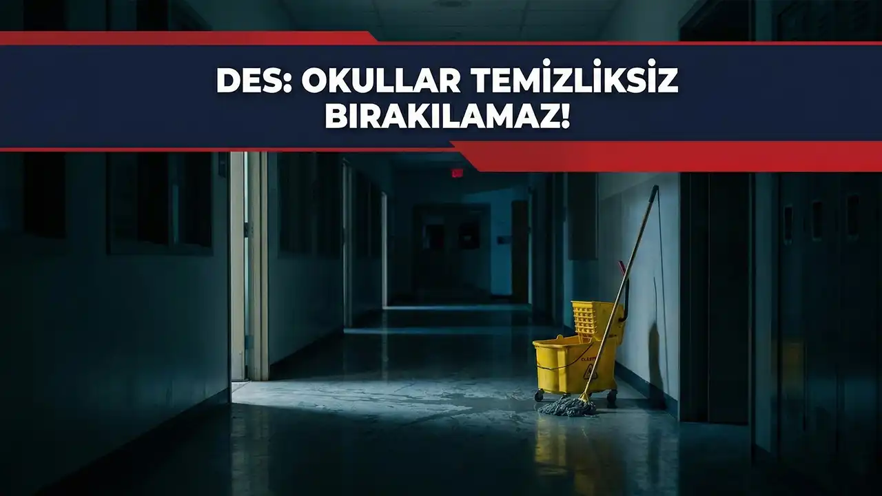 DES: OKULLAR TEMİZLİKSİZ BIRAKILAMAZ!